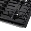 Газовая варочная панель MAUNFELD EGHG.64.63C Черный/черная фурнитура
