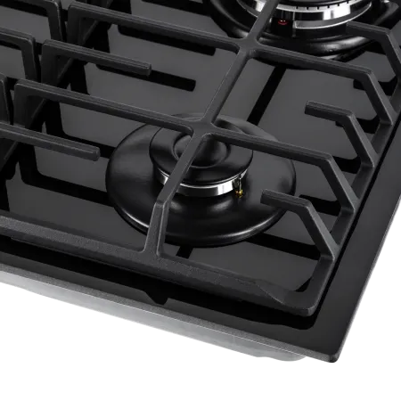 Газовая варочная панель MAUNFELD EGHG.64.63C Черный/черная фурнитура