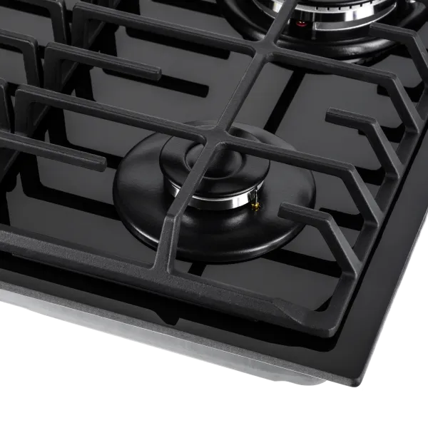 Газовая варочная панель MAUNFELD EGHG.64.63C Черный/черная фурнитура