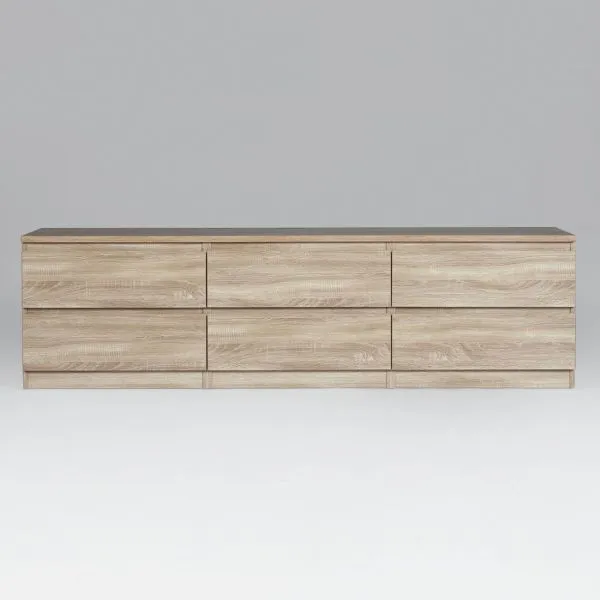 2.03.03.110.3 КАСТОР тумба 6 ящиков RU сонома