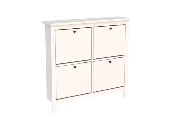 2.08.10.180.1 САГА тумба для обуви 113х108 белая