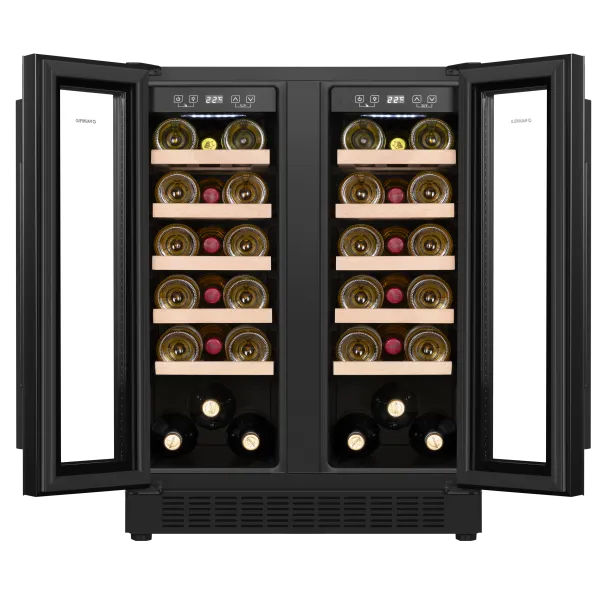 Винный шкаф MAUNFELD MBWC-112S40 Черный