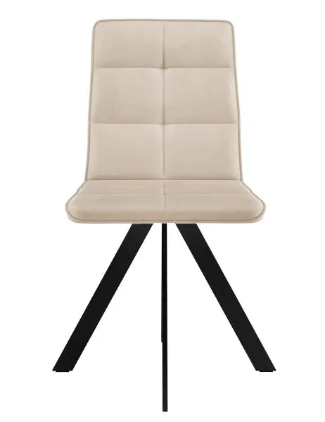 Стул DikLine 230 поворотный B03 BEIGE, ножки черные