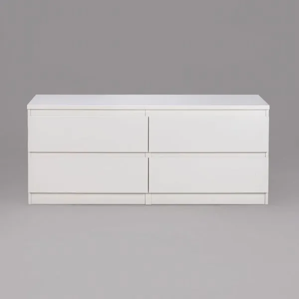 2.03.03.100.1 КАСТОР тумба 4 ящика RU белая