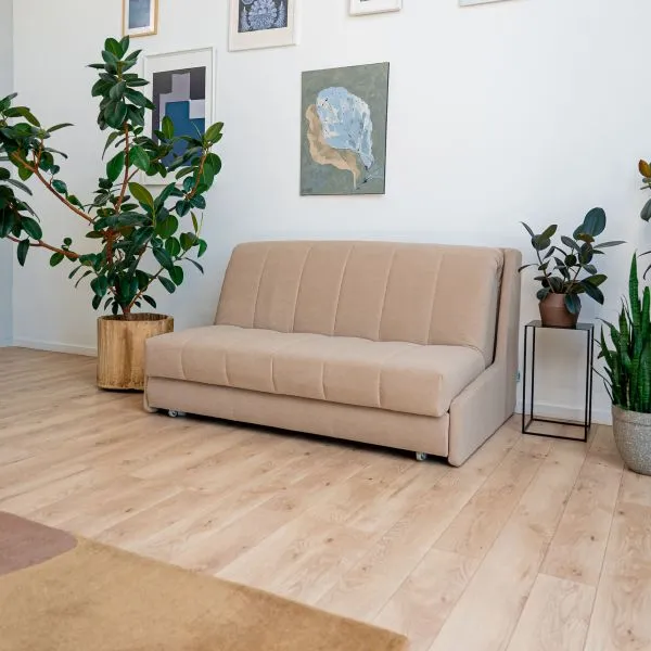 ВЕНЕЦИЯ Складная кровать светло-бежевая, 145