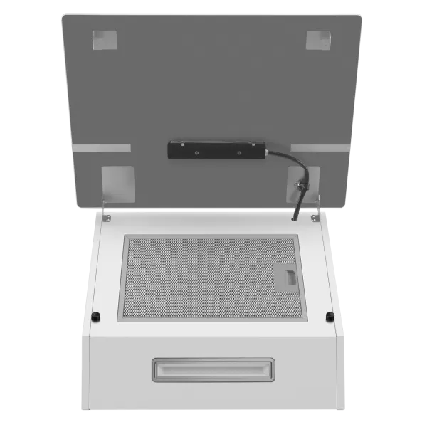 Кухонная вытяжка MAUNFELD Astro 50 белое стекло Белый