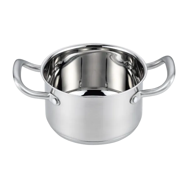 Кастрюля MAUNFELD FLORENCE MF19FR01CR из нержавеющей стали со стеклянной крышкой, 16 см, 1,9 л