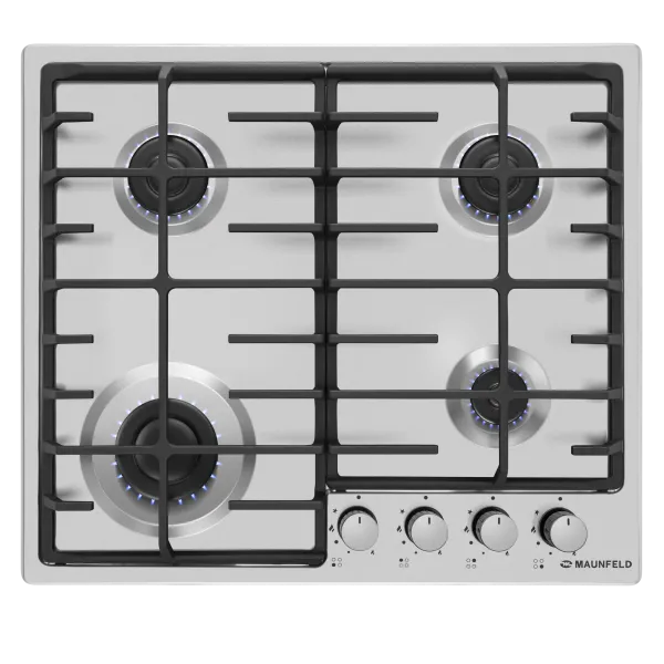 Газовая варочная панель MAUNFELD EGHS.64.6CS/G Нержавеющая сталь
