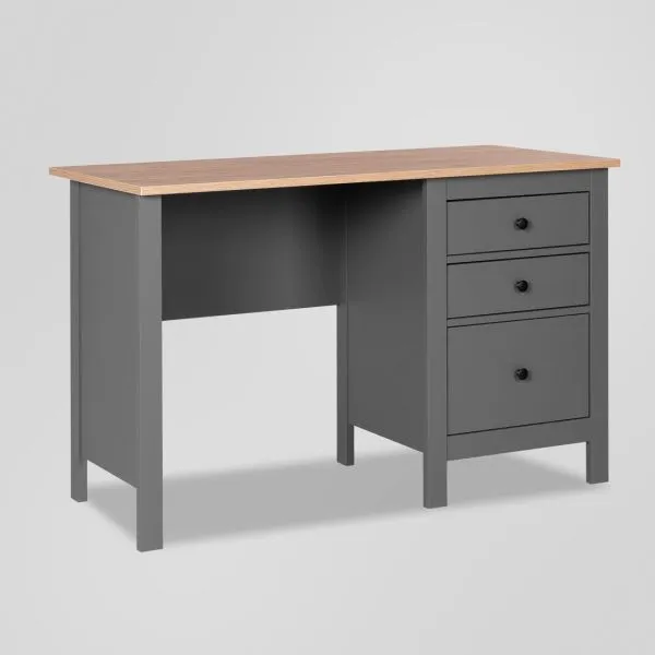 2.08.06.160.15 САГА стол письменный 120х56 серый/ясень