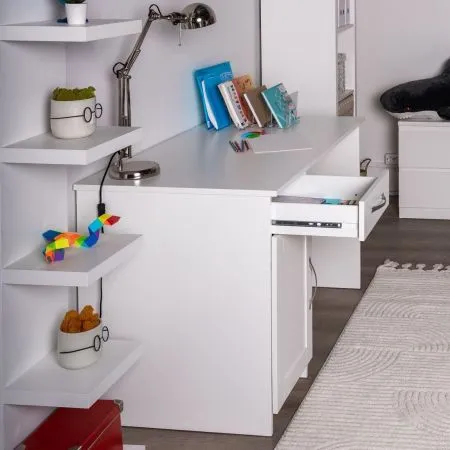 2.03.06.030.1 КАСТОР стол письменный 116х65 RU белый