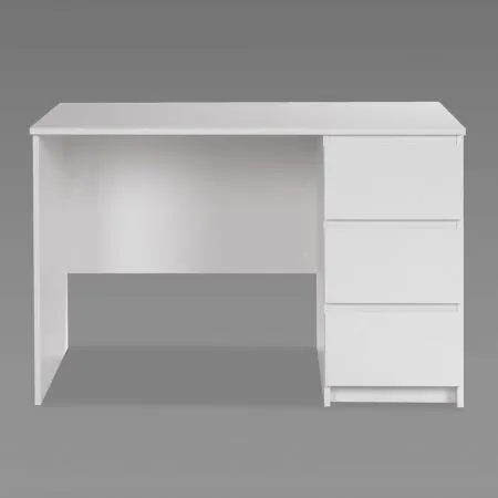 2.03.06.090.1 КАСТОР стол письменный 3 ящика 116х65 RU белый