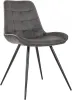 Стул для дома Бюрократ CH-K2 т.серый Holland 18 металл черный на ножках (CH-K2_1/HL18)