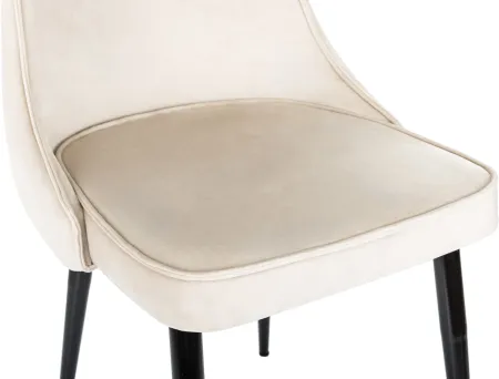 Стул для дома Бюрократ CH-K4 бежевый Holland 06 металл черный на ножках (CH-K4_1/HL07)