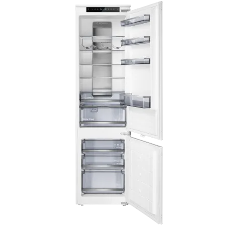 Встраиваемый холодильник NO FROST с инвертором MAUNFELD MBF19354NFWGR LUX Inverter Белый