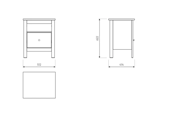 2.08.03.010.1 САГА тумба белая