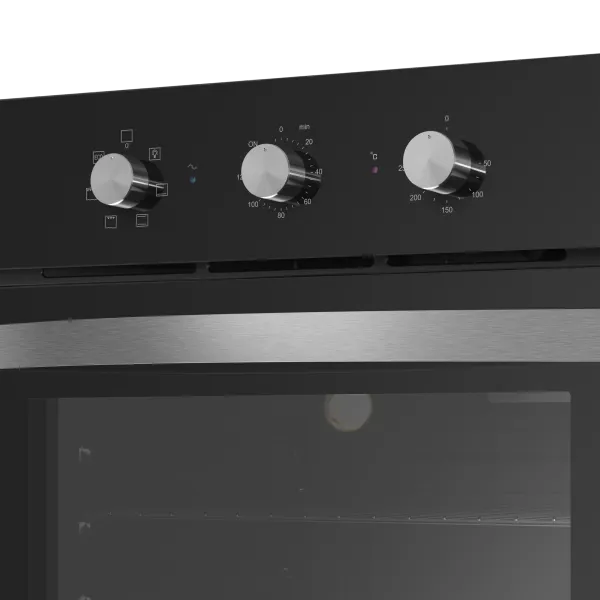 Шкаф духовой электрический MAUNFELD AEOC.575 Черный/ Нерж. сталь