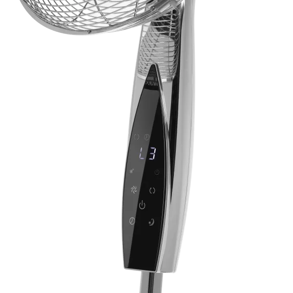 Напольный вентилятор с таймером и пультом MAUNFELD MSF405SR Нержавеющая сталь