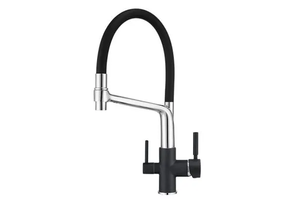 0083, ШВАРЦ (чёрный металлик), СМЕСИТЕЛЬ КУХОННЫЙ