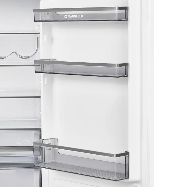 Встраиваемый холодильник NO FROST с инвертором MAUNFELD MBF177NFFWGR Inverter Белый