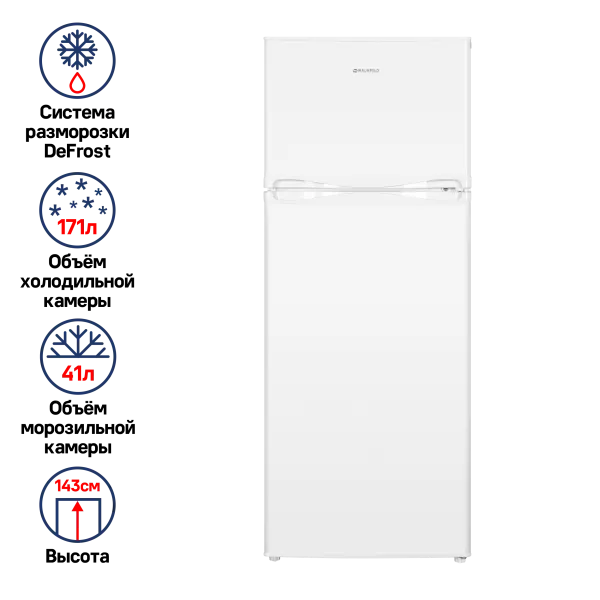 Холодильник MAUNFELD MFF143W Белый