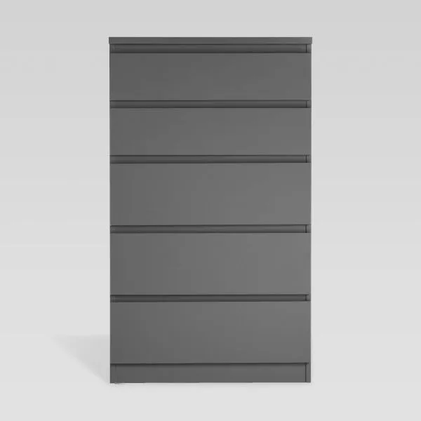 2.03.02.070.4 КАСТОР комод 5 ящиков RU серый