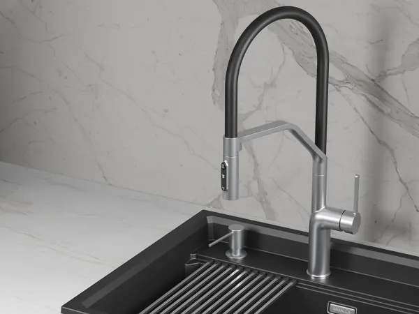 9012, БАЗАЛЬТ, СМЕСИТЕЛЬ КУХОННЫЙ