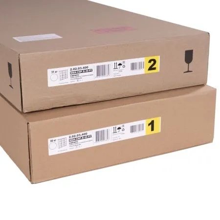 2.02.03.400.1 СИРИУС тумба 2 двери со стеклом и 4 ящика 117х123 белая RU