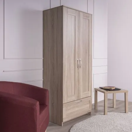 2.02.01.020.3 СИРИУС шкаф комбинированный "2 двери и 1 ящик сонома RU"