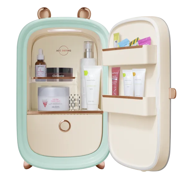 Мини-холодильник для косметики MAUNFELD MFF43 Мятный