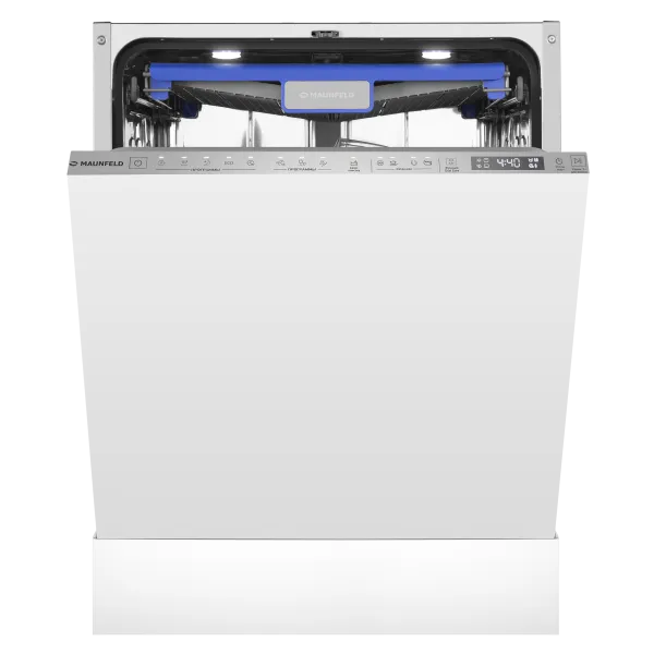 Посудомоечная машина с проекцией таймера на пол и автооткрыванием MAUNFELD MLP60330T Smart Beam Inverter Нержавеющая сталь