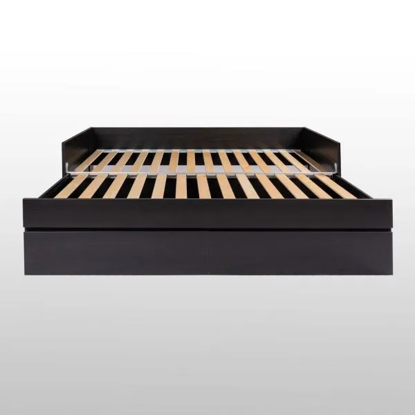 2.02.08.450.5 СИРИУС кровать раздвижная с ящиками 90х200 Дуб Венге RU