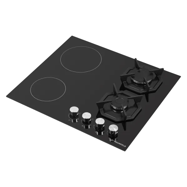 Комбинированная варочная панель MAUNFELD EEHG.642VC.2CB/KG Черный