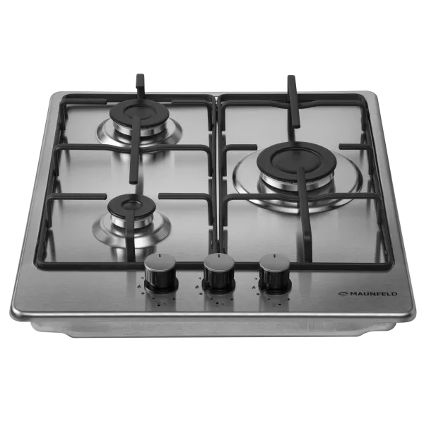 Газовая варочная панель MAUNFELD EGHS.43.3STS-ES/G Нержавеющая сталь
