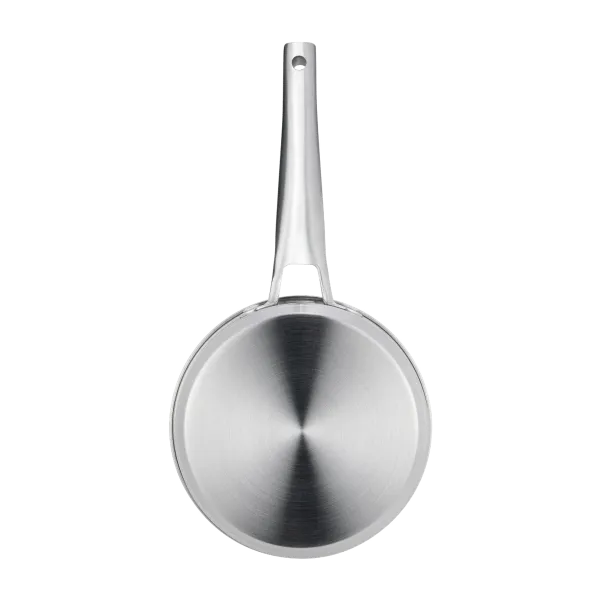 Ковш MAUNFELD FLORENCE MF18FR01SP из нержавеющей стали со стеклянной крышкой, 16 см, 1,8 л