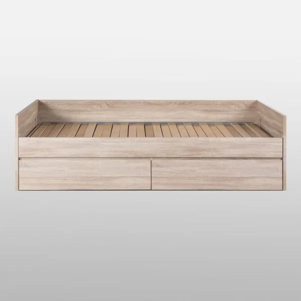 2.02.08.450.3 СИРИУС кровать раздвижная с ящиками 90х200 сонома RU