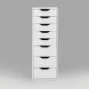 S00395 Ингар 8 комод 36x102x53, белый