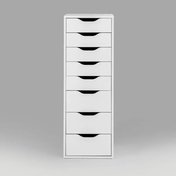 S00395 Ингар 8 комод 36x102x53, белый