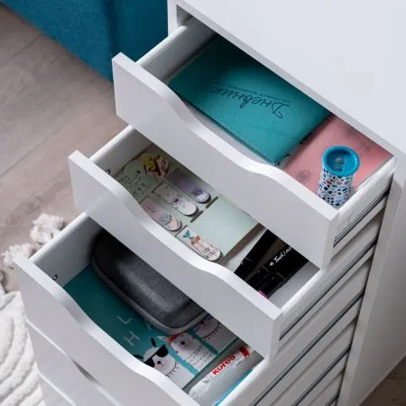 S00388 Ингар 5 комод 36x71x53, белый