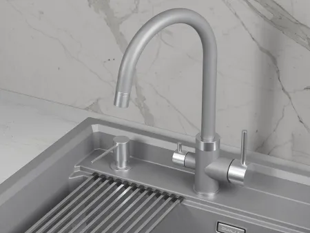 5169, ЧЕРНЫЙ, СМЕСИТЕЛЬ КУХОННЫЙ