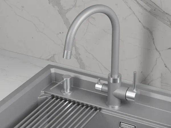 5169, АЛЮМИНИУМ, СМЕСИТЕЛЬ КУХОННЫЙ