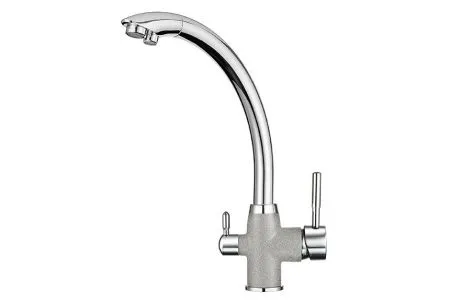 3167, XРОМ/БАЗАЛЬТ, СМЕСИТЕЛЬ КУХОННЫЙ