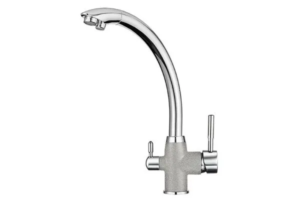 3167, XРОМ/БАЗАЛЬТ, СМЕСИТЕЛЬ КУХОННЫЙ