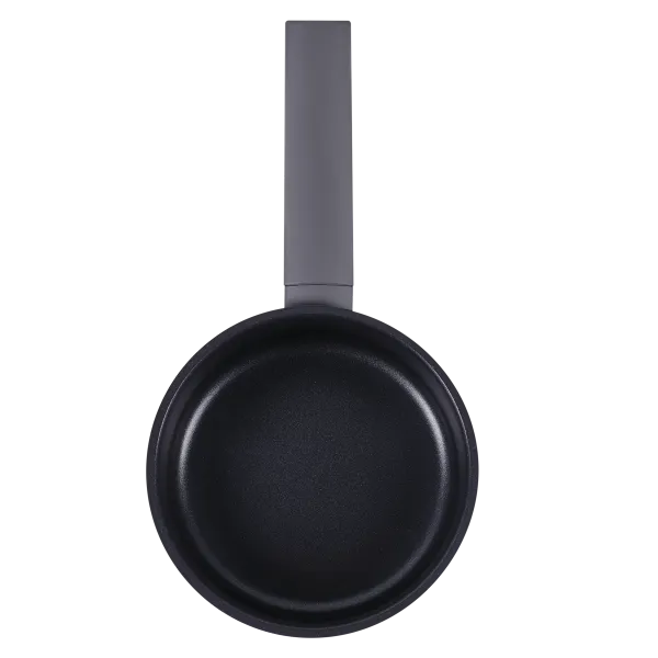 Ковш MAUNFELD ASTRID MF16ASTR1SP из кованого алюминия со стеклянной крышкой, 16 см, 1,5 л Серый