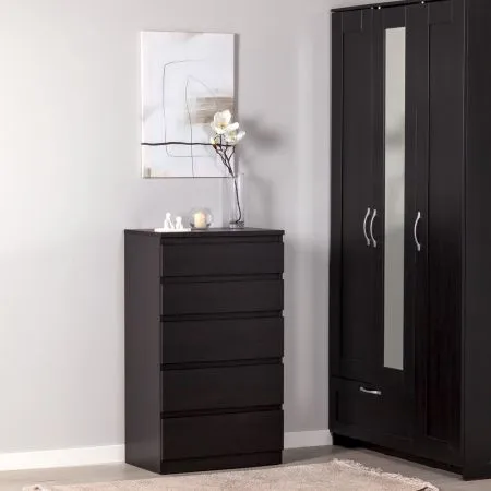 2.03.02.070.5 КАСТОР комод 5 ящиков RU Дуб Венге