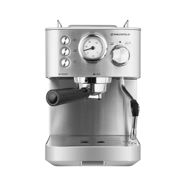 Кофемашина рожкового типа MAUNFELD MF-721S PRO Нержавеющая сталь