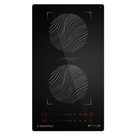 Индукционная варочная панель с объединением зон Bridge Induction MAUNFELD CVI292S2BF Черный