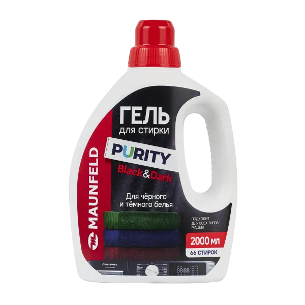 Гель для стирки Maunfeld Purity Black&Dark 2000мл MWL2000PB Бирюзовый