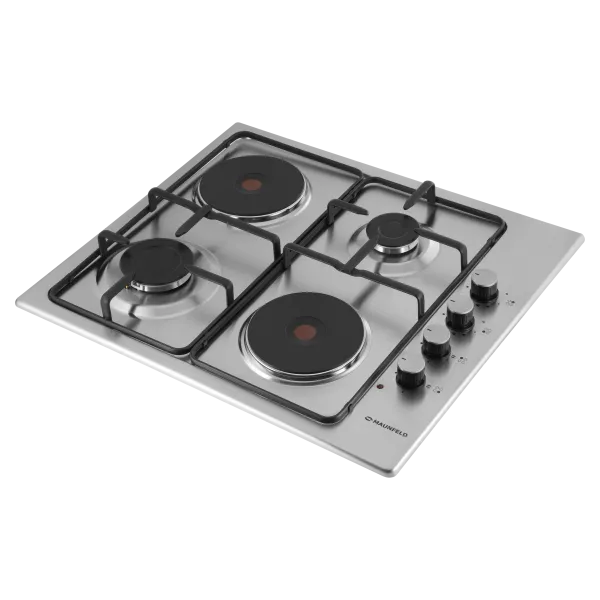 Комбинированная варочная панель MAUNFELD EEHS.64.5ES\KG Нержавеющая сталь