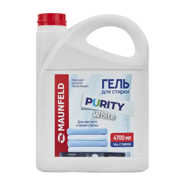 Гель для стирки Maunfeld Purity White 4700мл MWL4700PW Голубой