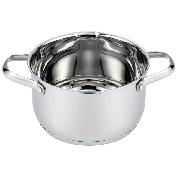 Кастрюля MAUNFELD ORIANA MF40RN01CR из нержавеющей стали со стеклянной крышкой, 20 см, 3,6 л